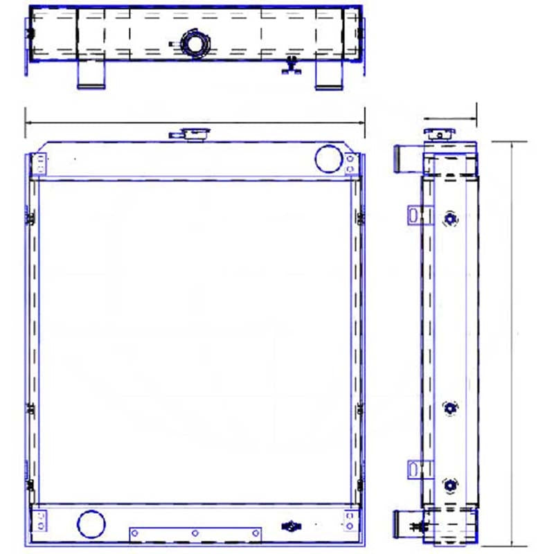 Hydraulic Radiator Core 30/302300 for JCB 430