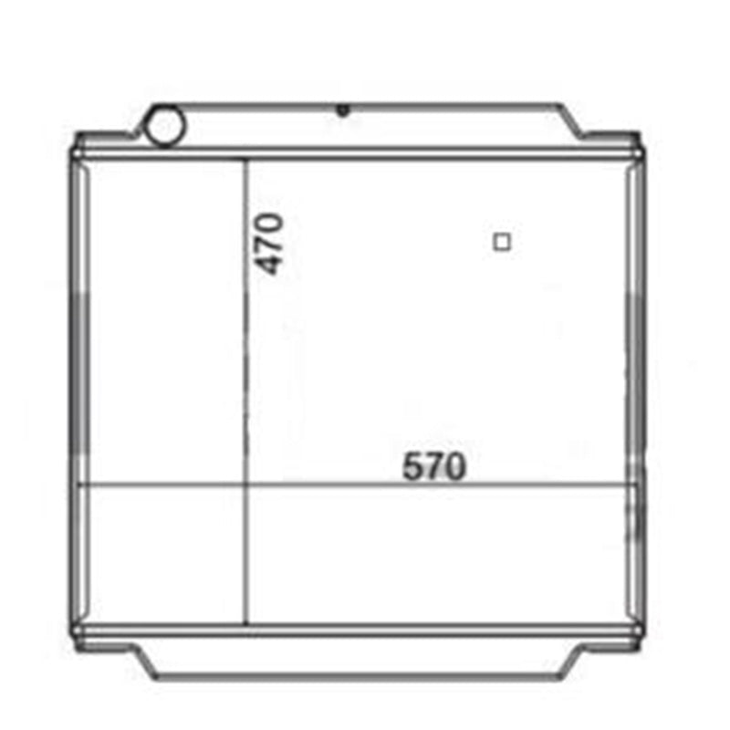 Hydraulic Radiator Core 30/912000 for JCB 3CX