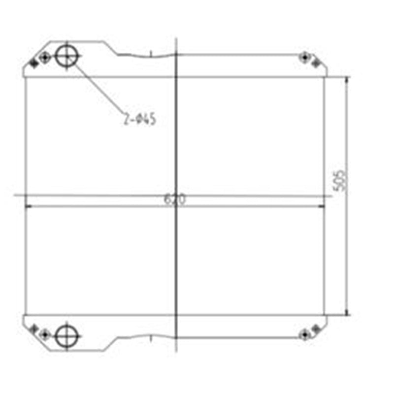 Hydraulic Radiator Core 30/915300 30/925610 30/925611 30/925612 for JCB 4C444 4CX444 4C 3CX 3CXE 214-4