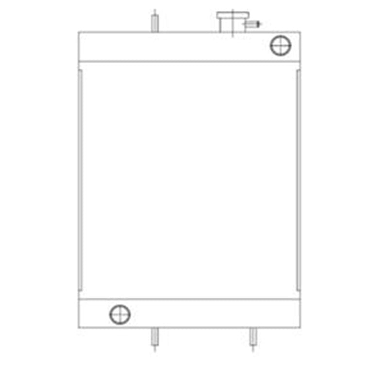 Hydraulic Radiator Core 30/919100 30/920400 for JCB 802 803 804