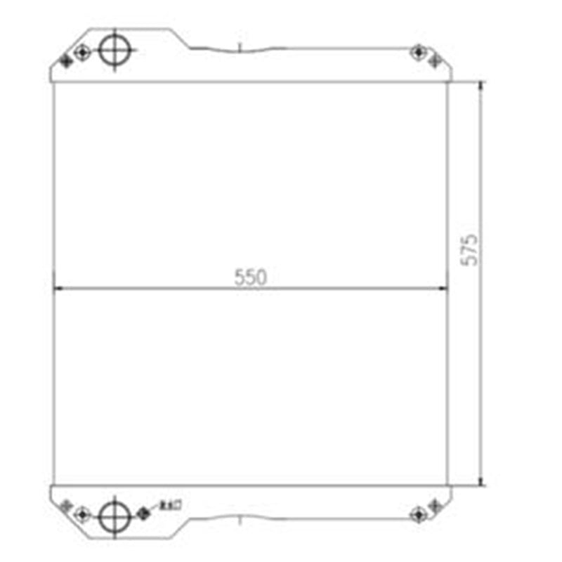 Hydraulic Radiator Core 30/925452 for JCB 3185 3155