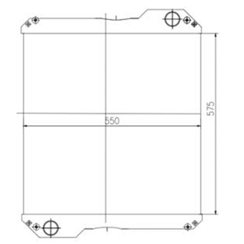 Hydraulic Radiator Core 30/925545 for JCB 530 540