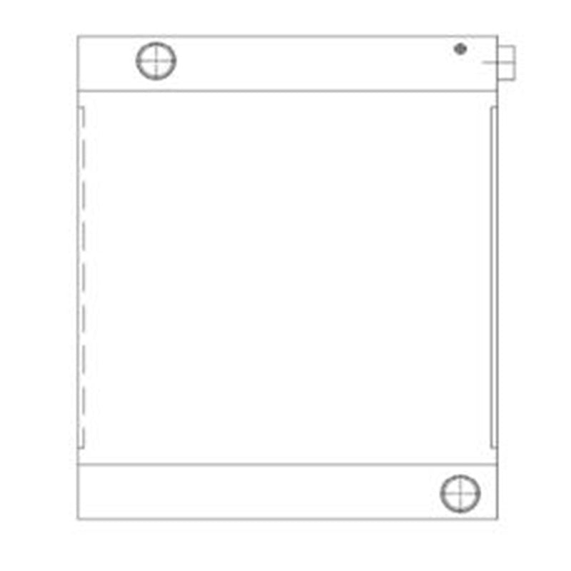Hydraulic Radiator Core 30/926297 for JCB 8008