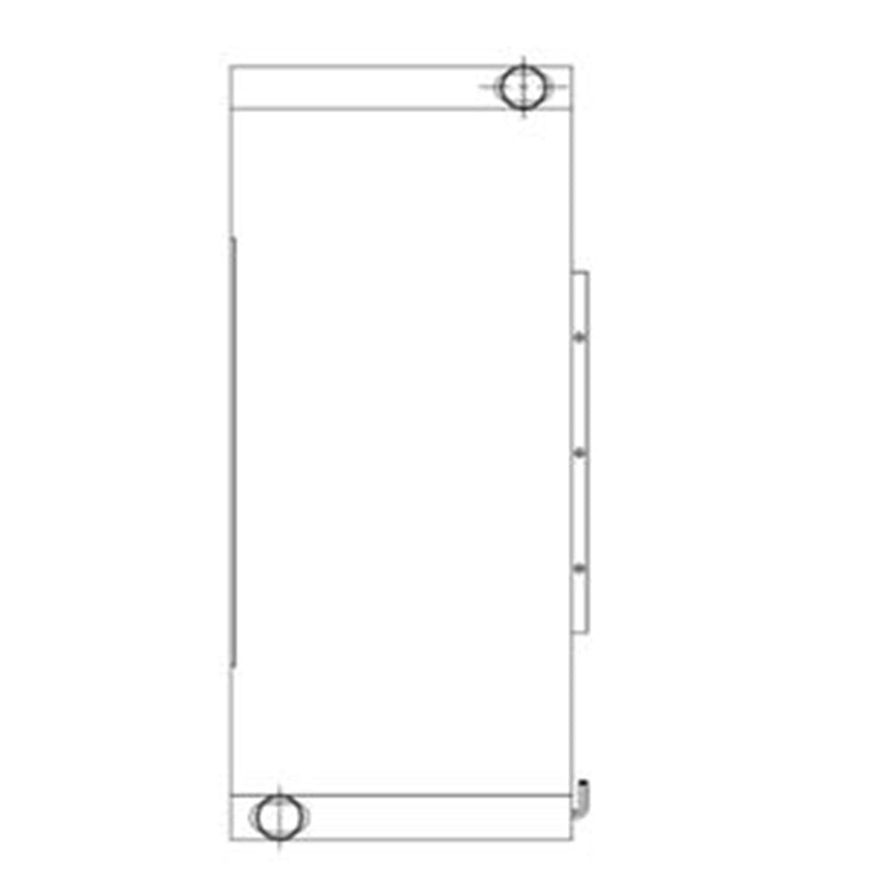 Núcleo do radiador hidráulico 30/927176 para JCB 722