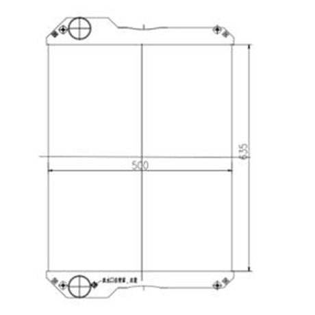 Hydraulic Radiator Core 332/C5000 for JCB 531-70 535-95 535-125 541-70