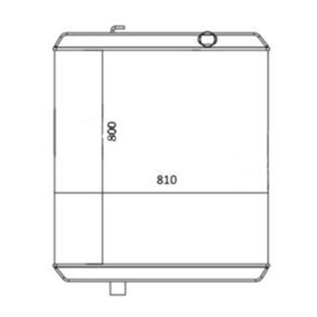 Radiateur hydraulique Core 4775026 4771321 pour Volvo Old Products Volvo BM 4500