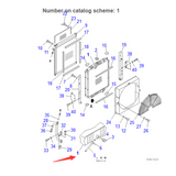Assemblage du noyau du radiateur hydraulique 208-03-51111 ajustement pour Komatsu PC400 PC400-5 PC400HD-5K PC400LC PC400LC-5