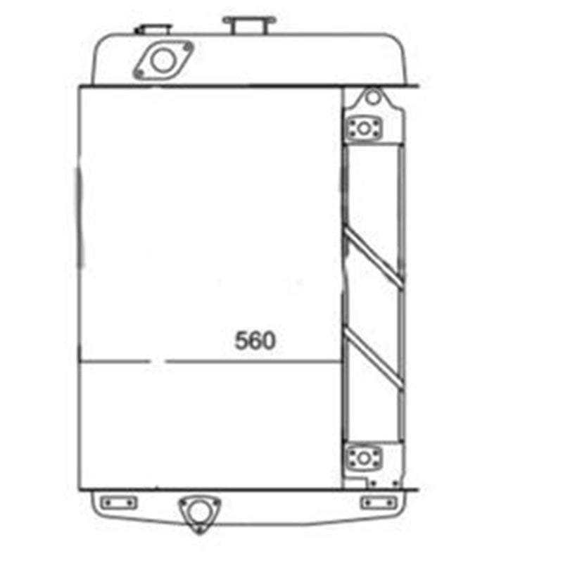 Hydraulic Radiator Core Fits for Caterpillar CAT 955L Track Loader