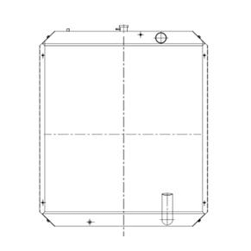 Hydraulic Radiator 11NA-43540 11N9-43540 for Hyundai Excavator R320LC-7 R360LC-7