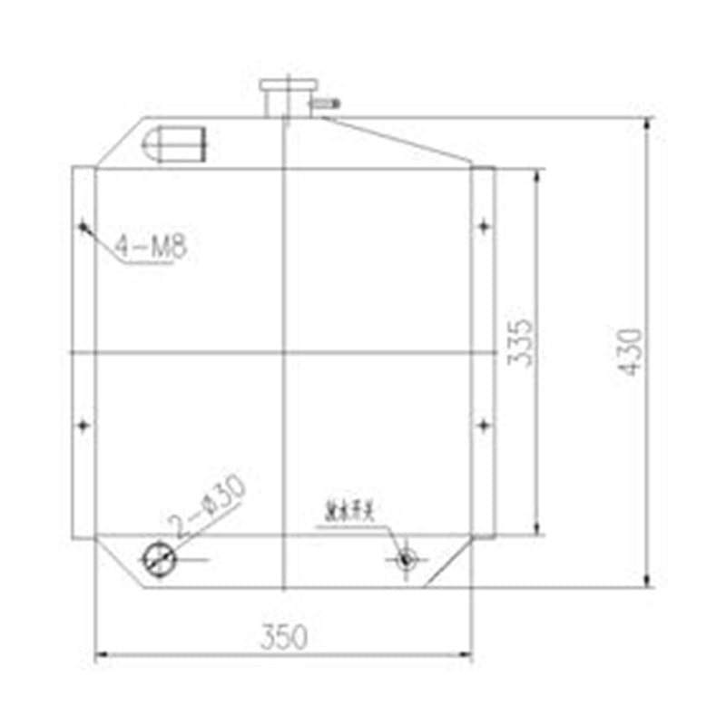 Hydraulic Radiator 1514711 151-4711 1432266 143-2266 Fits for Caterpillar CAT Mini Hydraulic Excavator E301.5 E301.6 E301.8 Engine 3003