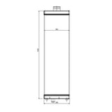 Radiatore idraulico 17M-03-51110 adatto per bulldozer Komatsu D275A-5R