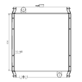Hydraulic Radiator 196-8031 1968031 Fits for Caterpillar CAT Engine 3064 Excavator 311C 312C