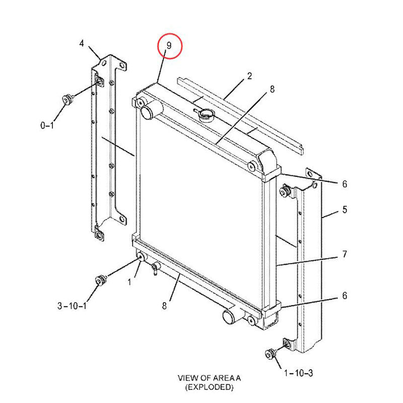 Hydraulic Radiator 374-0171 3740171 Fits for Caterpillar CAT Engine C2.6 Excavator 305.5 306 306E