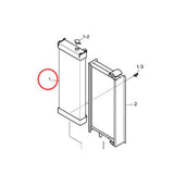 油圧ラジエーター440211-00899 44021100899 DOOSAN DAEWOO掘削機DX260LCA用