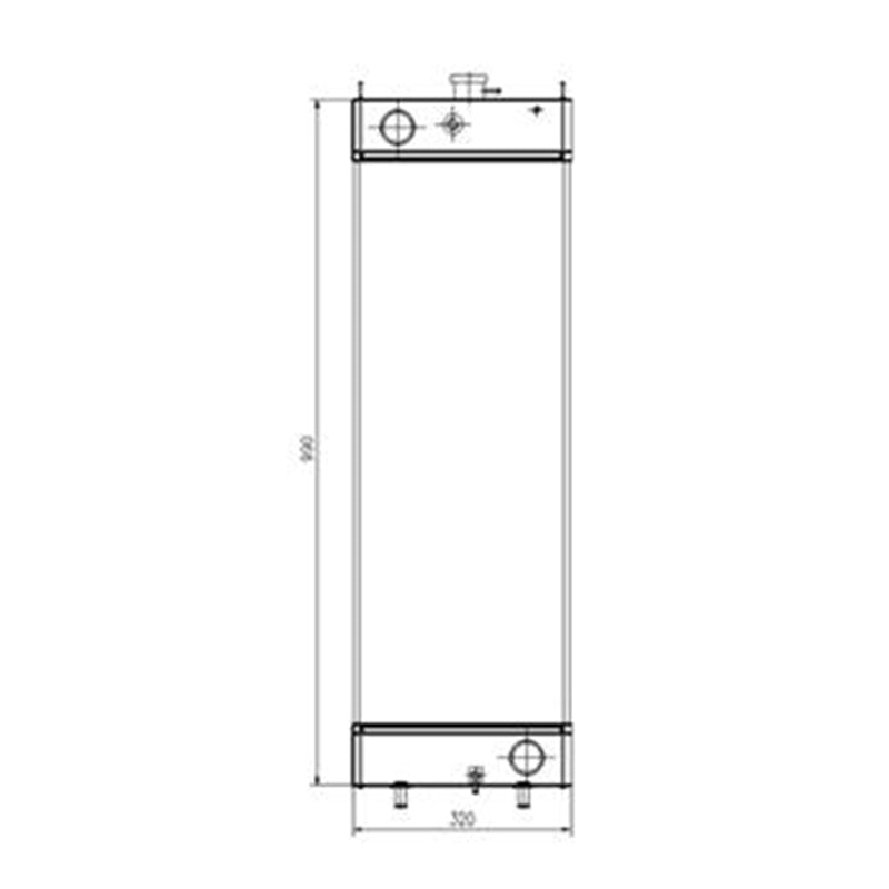 Hydraulic Radiator for Kobelco Excavator SK200-10