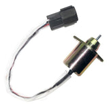 Yanmar Fuel Shutoff Solenoid 1503ES-24S5SUC12S 1503ES24S5SUC12S Stop Solenoid 24V - Fab Heavy Parts
