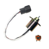 Yanmar Fuel Shutoff Solenoid 1503ES-24S5SUC12S 1503ES24S5SUC12S Stop Solenoid 24V - Fab Heavy Parts